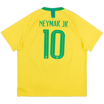 2018-19 Brazil Maillot Domicile Neymar Jr #10 - 6/10 - (XXL)