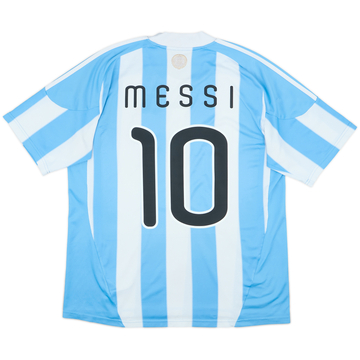 2010-11 Argentina Maillot Domicile Messi #10 - 4/10 - (L)