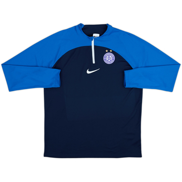 2022-23 Austria Wien Nike Haut d'entraînement 1/4 zip - 8/10 - (L)