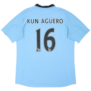 2012-13 Manchester City Maillot Domicile Kun Aguero #16 - 6/10 - (L)