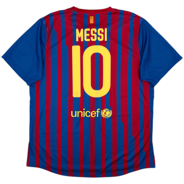 2011-12 Barcelona Maillot domicile version joueur Messi #10 - 6/10 - (XXL)