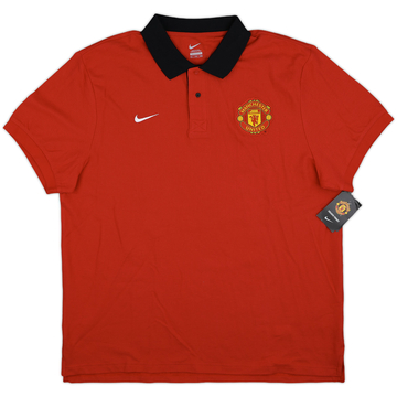 2012-13 Manchester United Nike Polo (XXL)