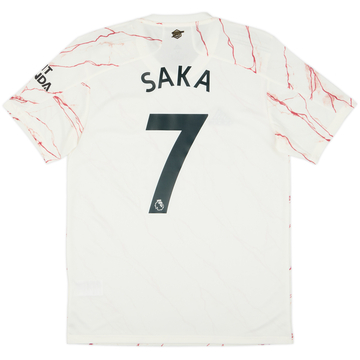 2020-21 Arsenal Maillot extérieur Saka #7 (M)