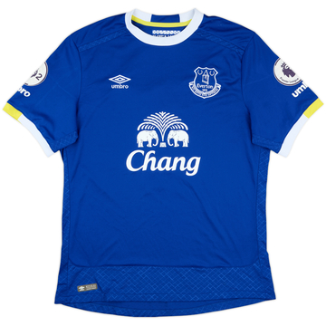 2016-17 Everton Maillot Domicile de Match #2
