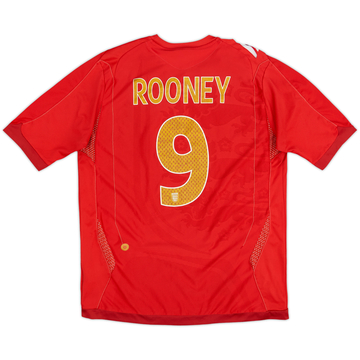 Maillot extérieur Angleterre 2006-08 Rooney #9 - 6/10 - (M)