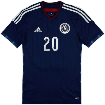 Maillot Domicile Junior Scotland 2014-15 Édition Match #20