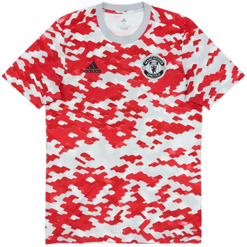 2021-22 Manchester United adidas Maillot d'entraînement - 9/10 - (M)