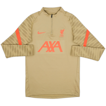 2021-22 Liverpool Nike 1/4 Zip Haut Drill - 10/10 - (S)