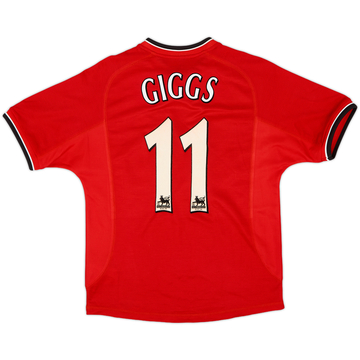 2000-02 Manchester United Maillot domicile Giggs #11 - 8/10 - (XL.Boys)