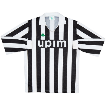 1991-92 Juventus Maillot Domicile L/S - 9/10 - (XL)