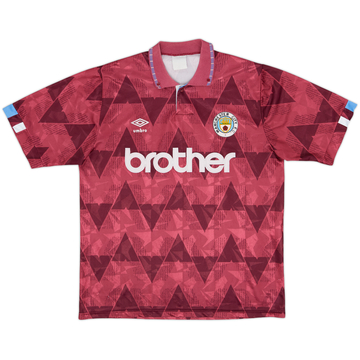 1990-92 Manchester City Maillot Extérieur - 8/10 - (M)