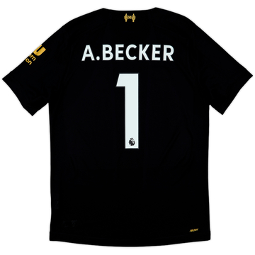 2019-20 Liverpool Maillot GK A.Becker #1 - 9/10 - (S)