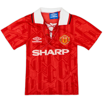 1992-94 Manchester United Maillot Domicile - 8/10 - (S.Boys)