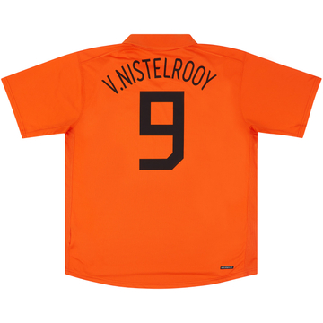 2006-08 Netherlands Home Shirt V.Nistelrooy #9