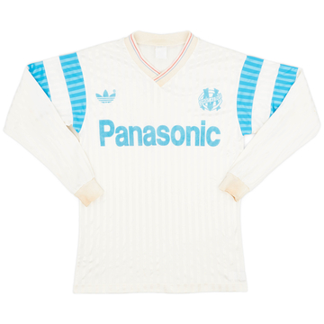 1990-91 Olympique Marseille Maillot Domicile ML - 6/10 - (S)