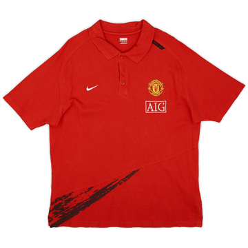 2007-08 Manchester United Nike Polo - 8/10 - (XL)