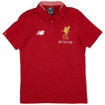 2017-18 Liverpool New Balance Polo - 8/10 - (S)