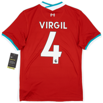2020-21 Liverpool Maillot Domicile Virgil #4 (S)