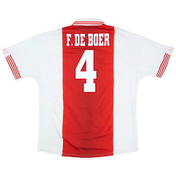 1997-98 Ajax Maillot Domicile F.De Boer #4 - 7/10 - (L)