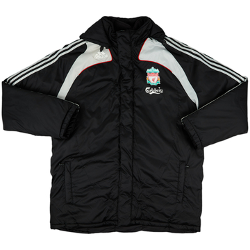 2008-09 Liverpool adidas Manteau de banc matelassé - 8/10 - (XL)