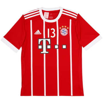 2017-18 Bayern Munich Maillot Domicile #13 - 5/10 - (XL.Boys)