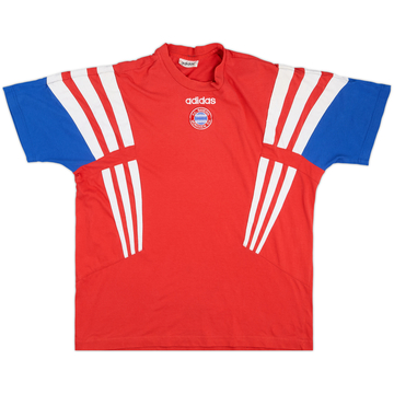 1995-97 Bayern Munich adidas T-shirt en coton - 9/10 - (XL)