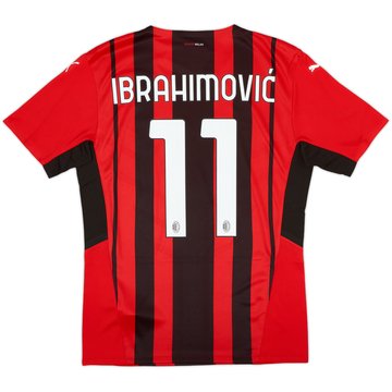 2021-22 AC Milan Prototype Maillot domicile Ibrahimovic #11 (L)