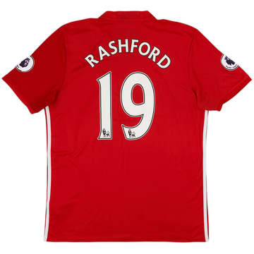 2016-17 Manchester United Maillot domicile Rashford #19 - 5/10 - (L)