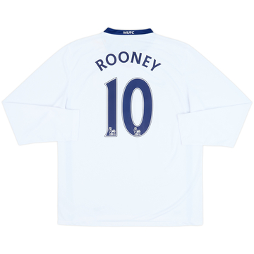2008-10 Manchester United Maillot extérieur manches longues Rooney #10 - 5/10 - (L)