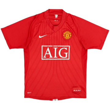 2007-09 Manchester United Maillot domicile - 4/10 - (S)