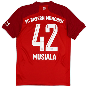 2021-22 Bayern Munich Maillot Domicile Musiala #42 - 9/10 - (S)