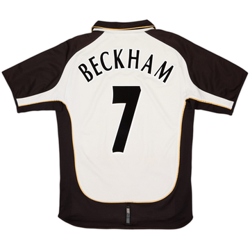 2001-02 Manchester United Maillot Centenaire Extérieur/Troisième Beckham #7 - 5/10 - (L)