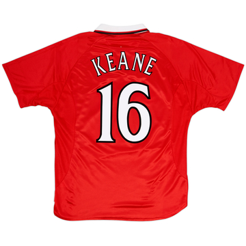 1999-00 Manchester United 'CL Winners' Maillot Keane #16 - 8/10 - (XL)