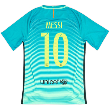 2016-17 Barcelona Maillot Third Messi #10 - 8/10 - (S)