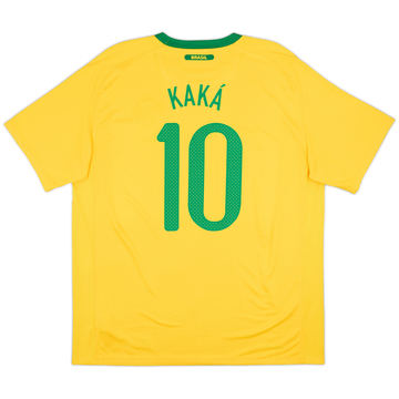2010-11 Brazil Maillot domicile Kaka #10 - 9/10 - (XL)