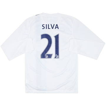 2013-14 Manchester City Troisième Maillot manches longues Silva #21 (S)