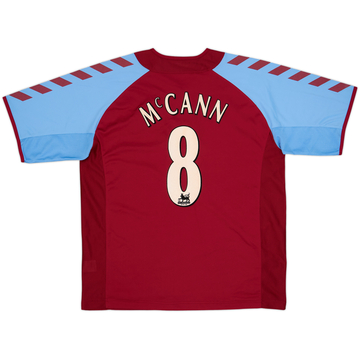 2004-05 Aston Villa Maillot Domicile McCann #8 - 8/10 - (L)