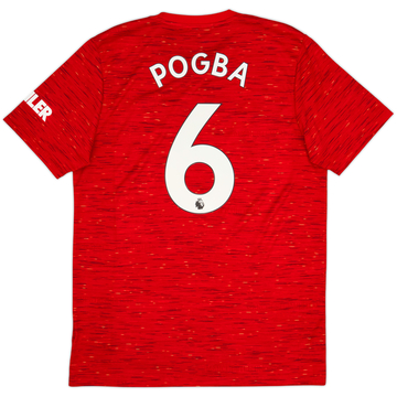 2020-21 Manchester United Maillot Domicile Pogba #6 - 9/10 - (L)