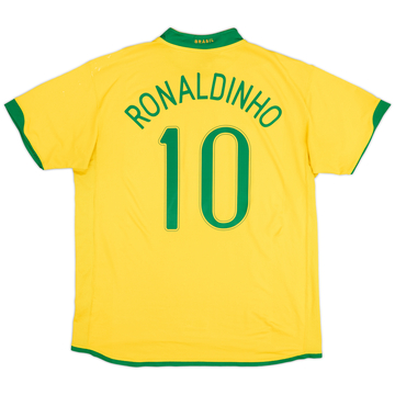 2006-08 Maillot domicile Brésil Ronaldinho #10 - 5/10 - (XL)