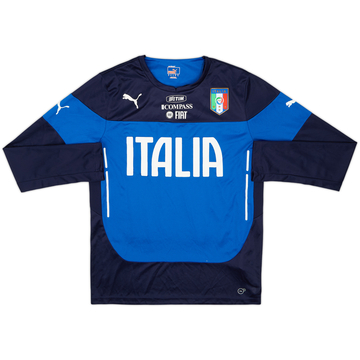 2014-15 Italy Puma Maillot d'entraînement manches longues Modèle joueur - 8/10 - (M)