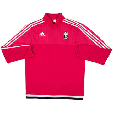 2015-16 Juventus adidas Haut d'entraînement 1/4 de zip - 8/10 - (M)
