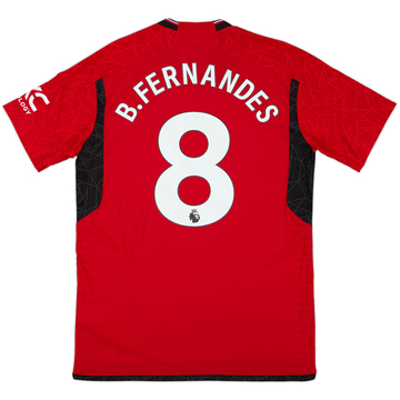2023-24 Manchester United Maillot Domicile Authentique B.Fernandes #8 (L)