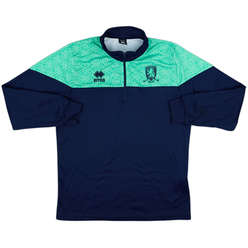 2023-24 Middlesbrough Errea 1/4 Zip Haut d'entraînement - 8/10 - (XL)
