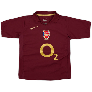 2005-06 Arsenal Maillot Domicile - 8/10 - (S.Boys)