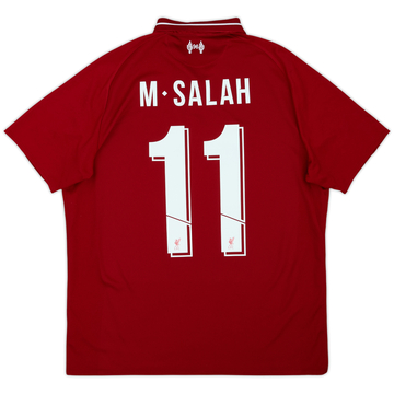 Maillot domicile Liverpool 2018-19 '6 Times' M.Salah #11 - 8/10 - (M)