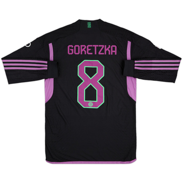 2023-24 Bayern Munich Maillot de match Champions League extérieur manches longues Goretzka #8