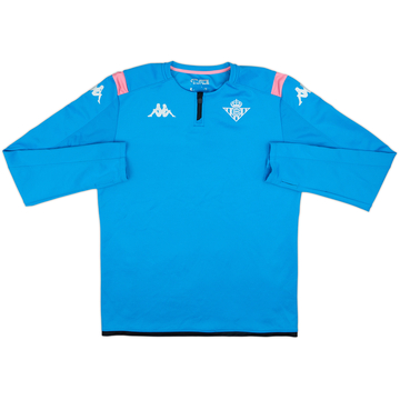 2019-20 Real Betis Kappa Haut d'entraînement 1/4 zip - 8/10 - (L)