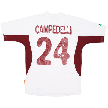 2001-02 Salernitana Maillot de match extérieur Campedelli #24