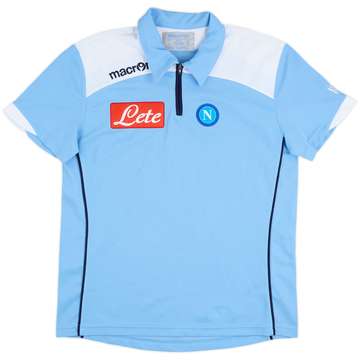 2012-13 Napoli Macron Polo zippé - 9/10 - (L)
