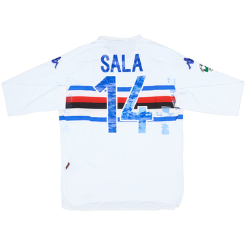 2006-07 Sampdoria Maillot de match Coppa Italia Extérieur Manches longues Sala #14